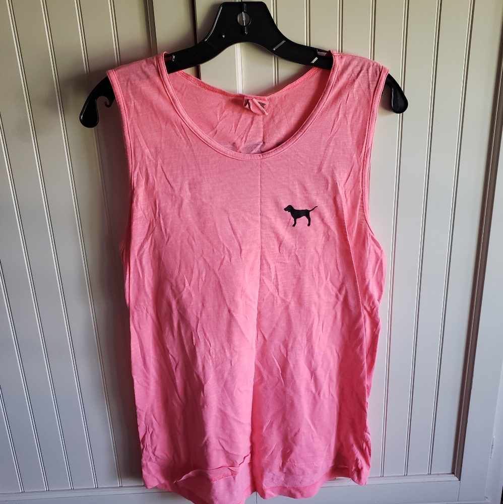 Victoria secret pink muscle tank top